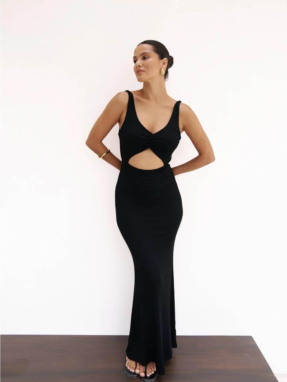 RIOT SWIM Reily Maxi Dress - Black